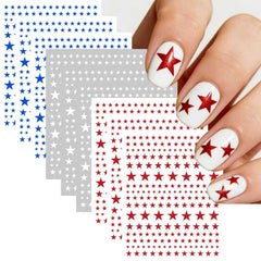 Corabsar front packaging showing nine patriotic sticker sheets and benefits of variety
