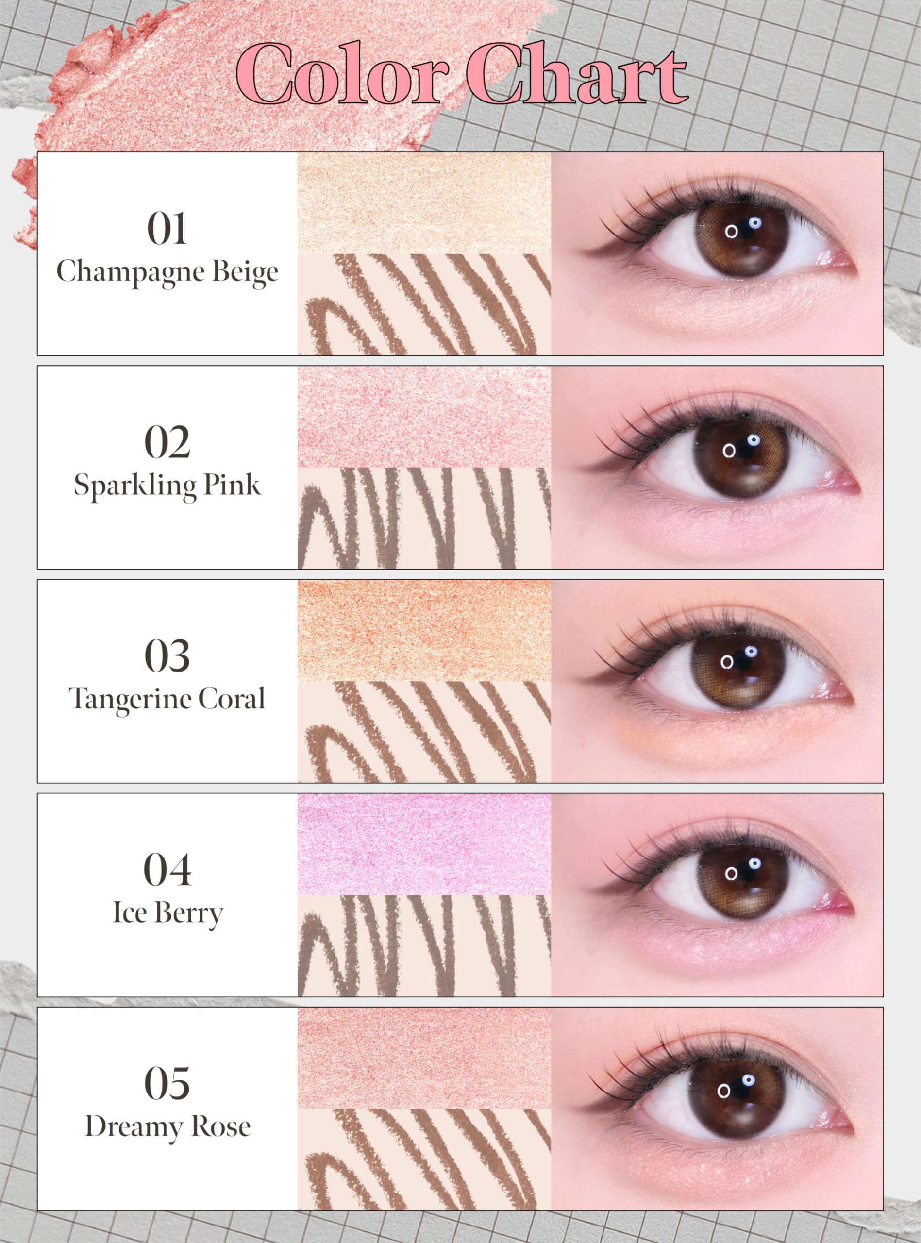 CORALHAZE on model daytime look demonstrating subtle brightness and fuller under-eye