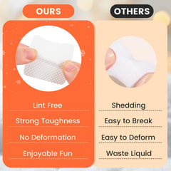 Corconess lint-free wipe texture close-up showing tight weave for no-residue cleaning