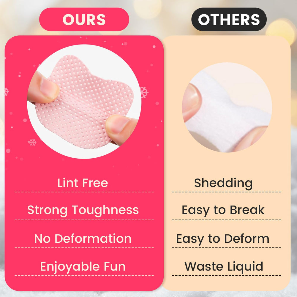 Corconess lint-free wipe texture close-up proving no-fuzz finish