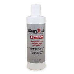 CoreTex front packaging of 8oz Sun X SPF 30 showing bottle design and branding for clarity