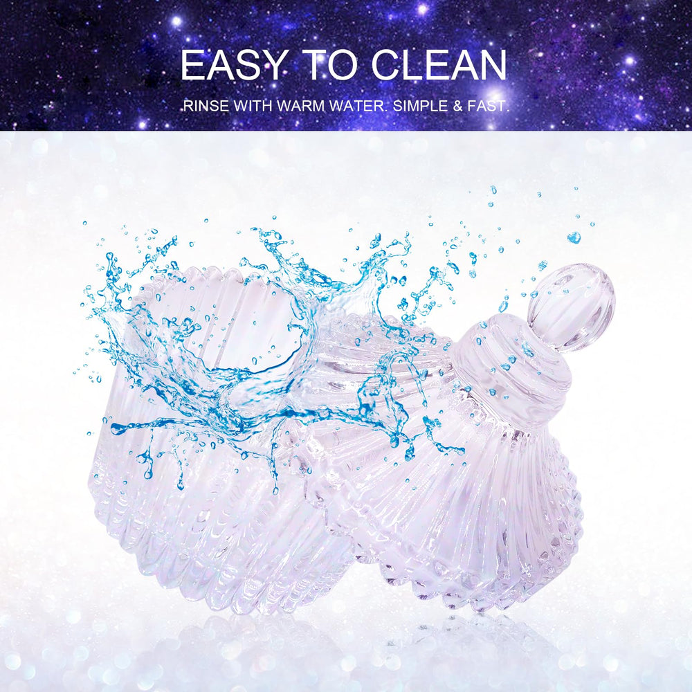 CORFULRA dish with lid closed protecting liquids from evaporation and dust benefit