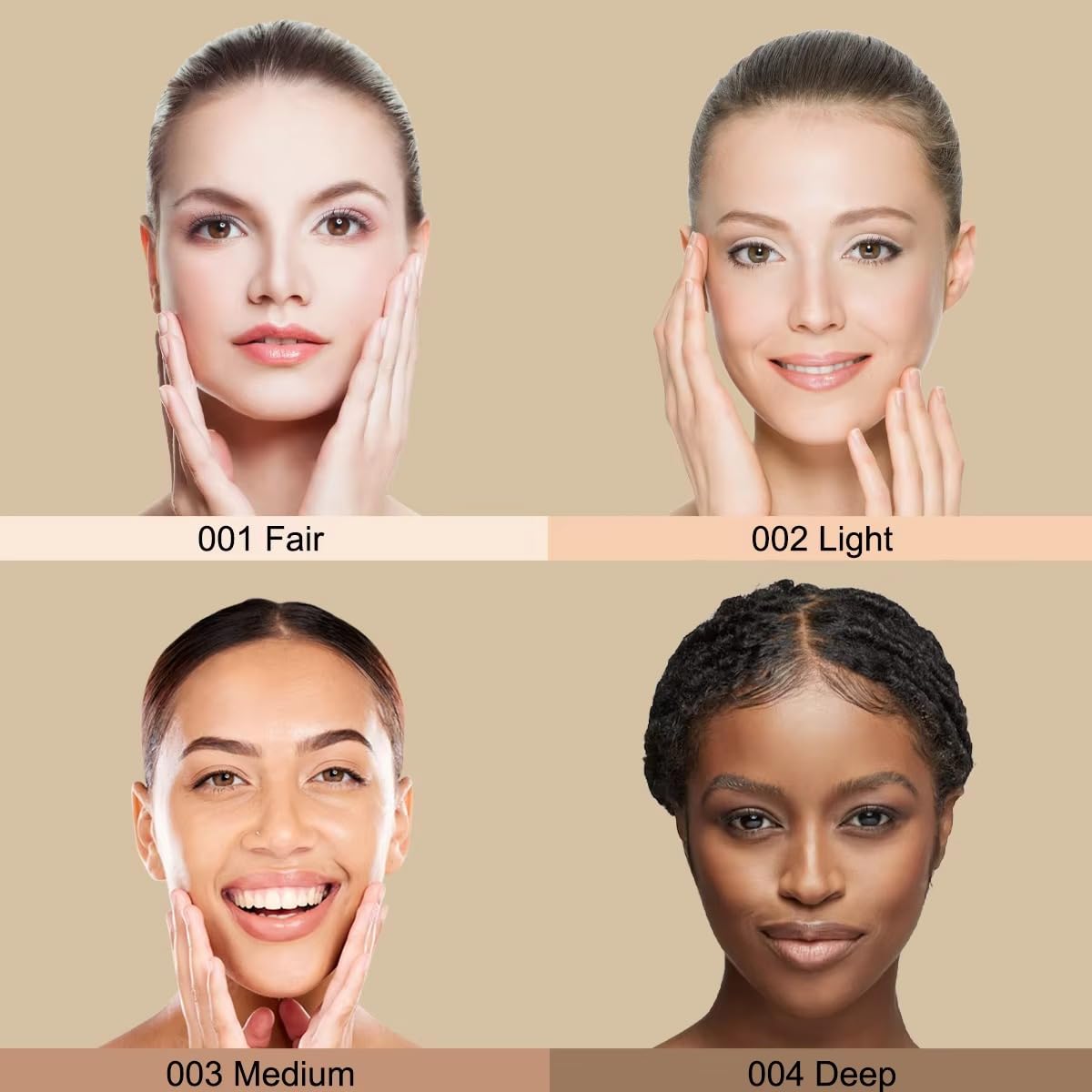 Corlo palette open displaying blush, bronzer and highlighter for quick sculpting