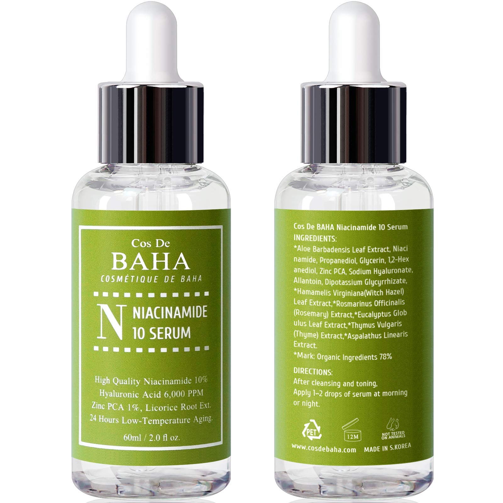 Cos De BAHA applied on skin demonstrating quick absorption and smooth finish