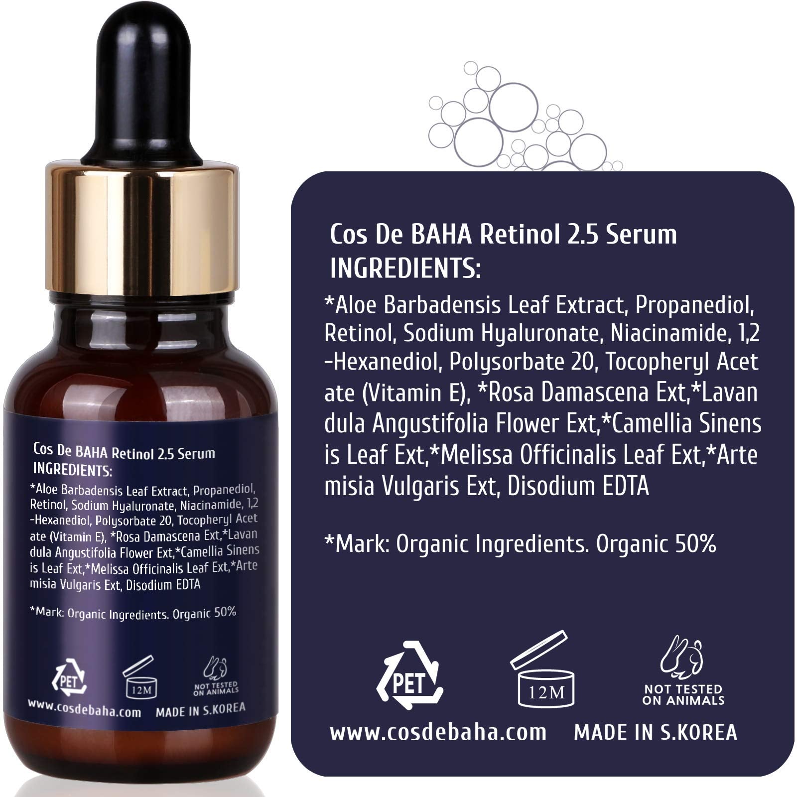Cos De BAHA hyaluronic illustration highlighting intense moisture retention