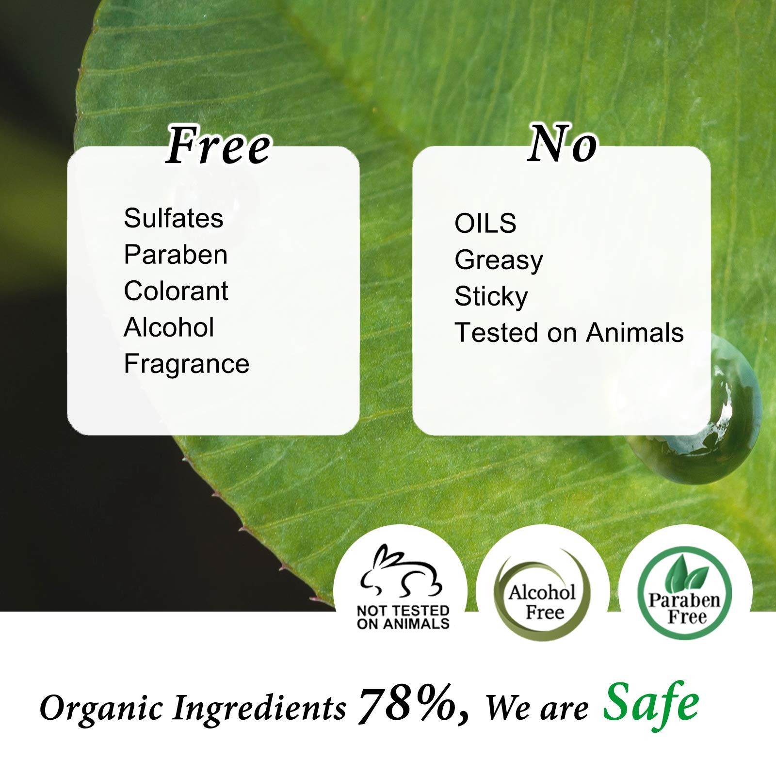 Cos De BAHA ingredient label highlighting niacinamide and zinc benefits