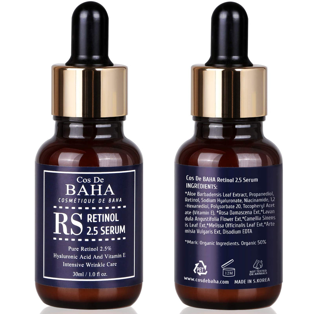 Cos De BAHA ingredient label close-up listing actives clearly