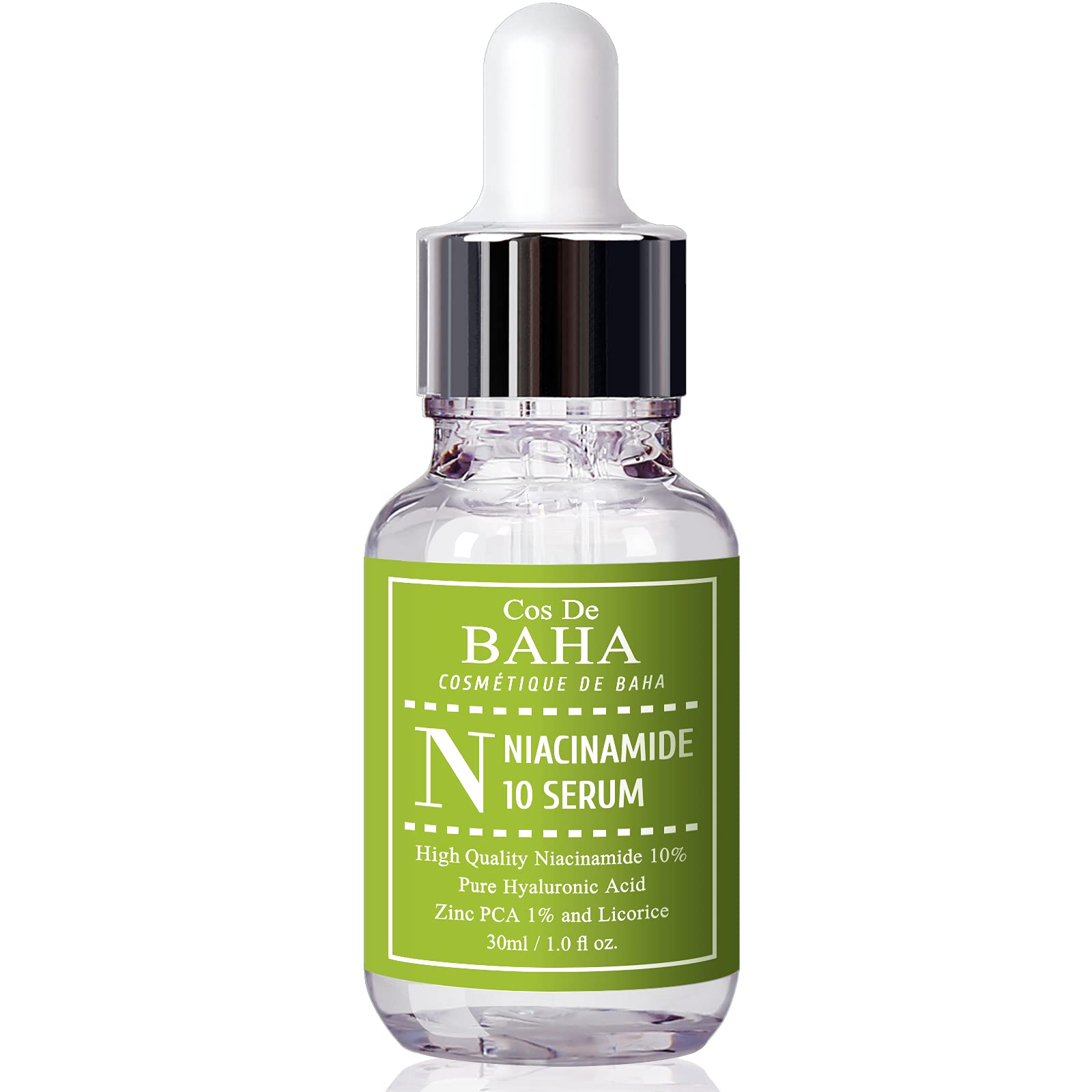 Cos De BAHA on a bathroom shelf styled for everyday skincare routine inspiration