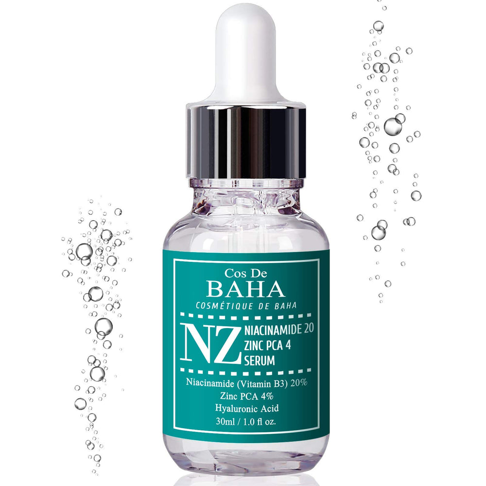Cos De BAHA placed on bathroom counter in morning routine lifestyle benefit