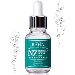 Cos De BAHA placed on bathroom counter in morning routine lifestyle benefit