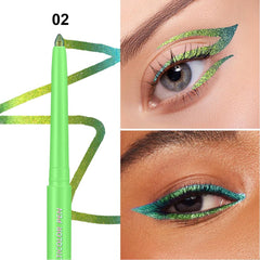COSASTYA cat-eye applied on model, demonstrates precise long-lasting liner benefit