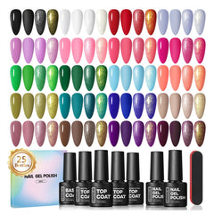 COSCELIA front packaging shot showing the full 25-piece set and organized bottles