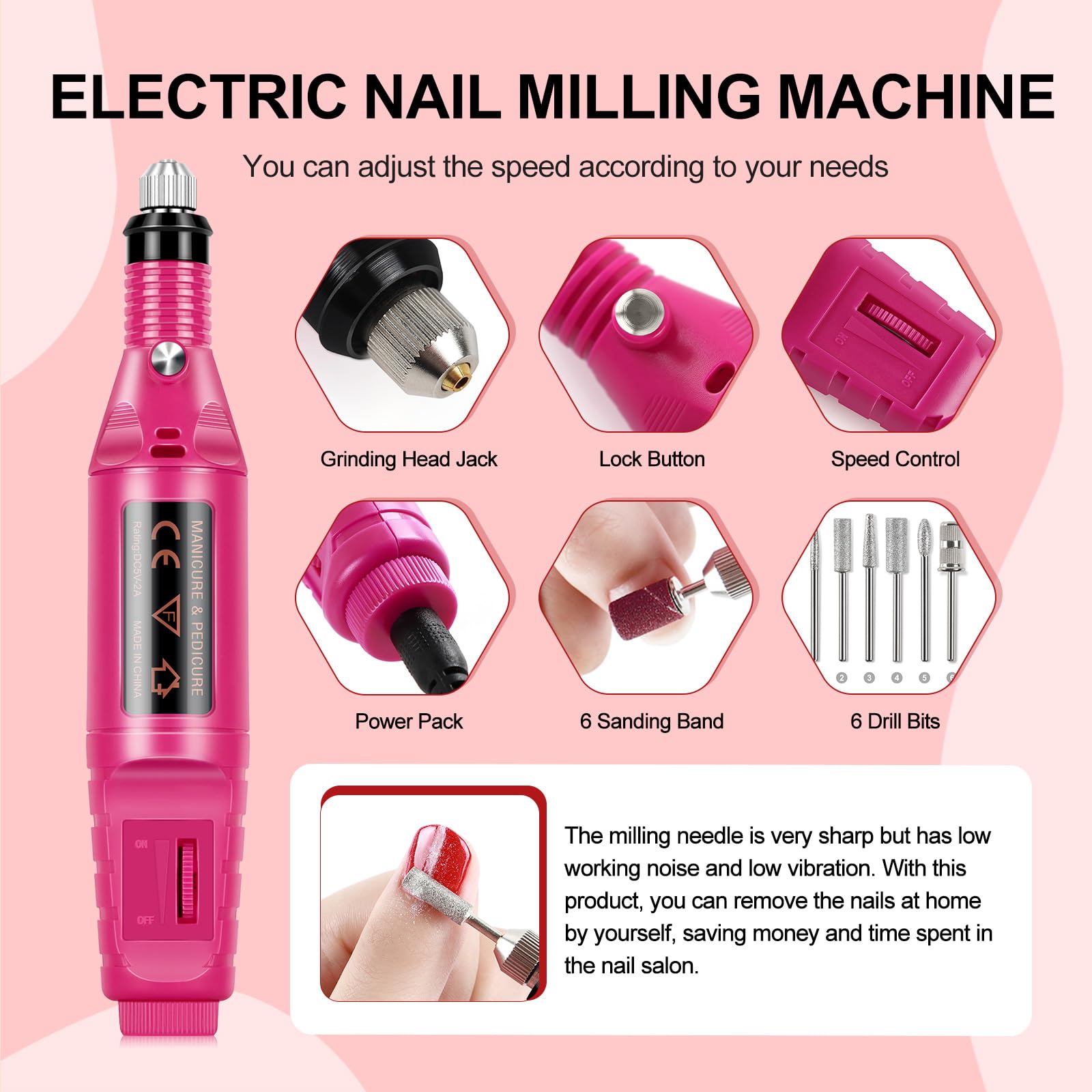 COSCELIA UV LED lamp front view curing nails faster and evenly