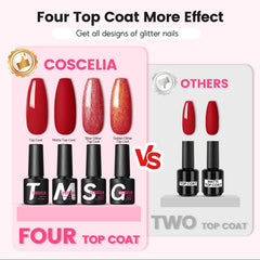 COSCELIA nail art tools flatlay offering versatility for designs