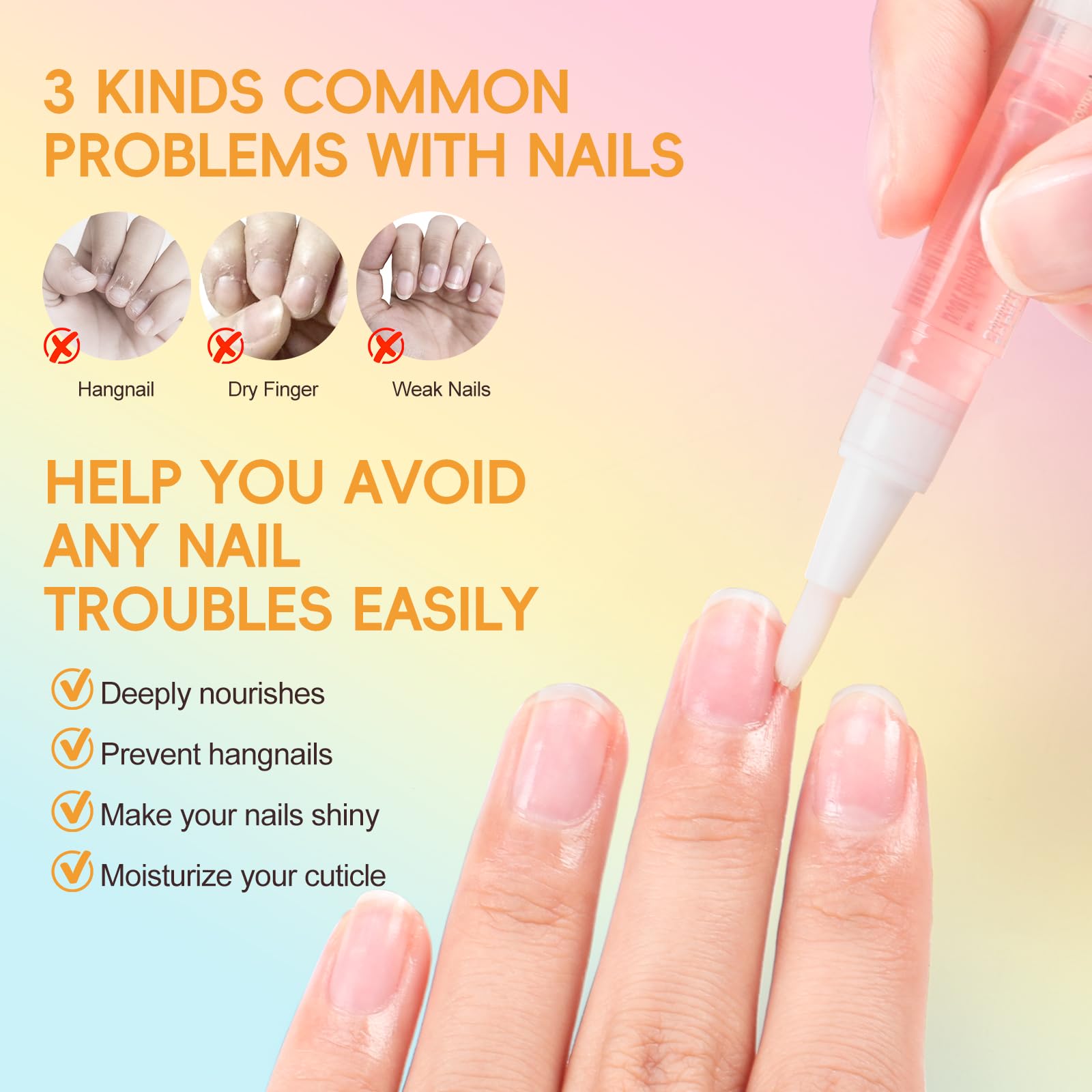 COSCELIA pens beside manicure tools for salon-ready nail maintenance