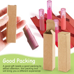 Cositina assembled box holding lipstick demonstrating neat presentation benefit