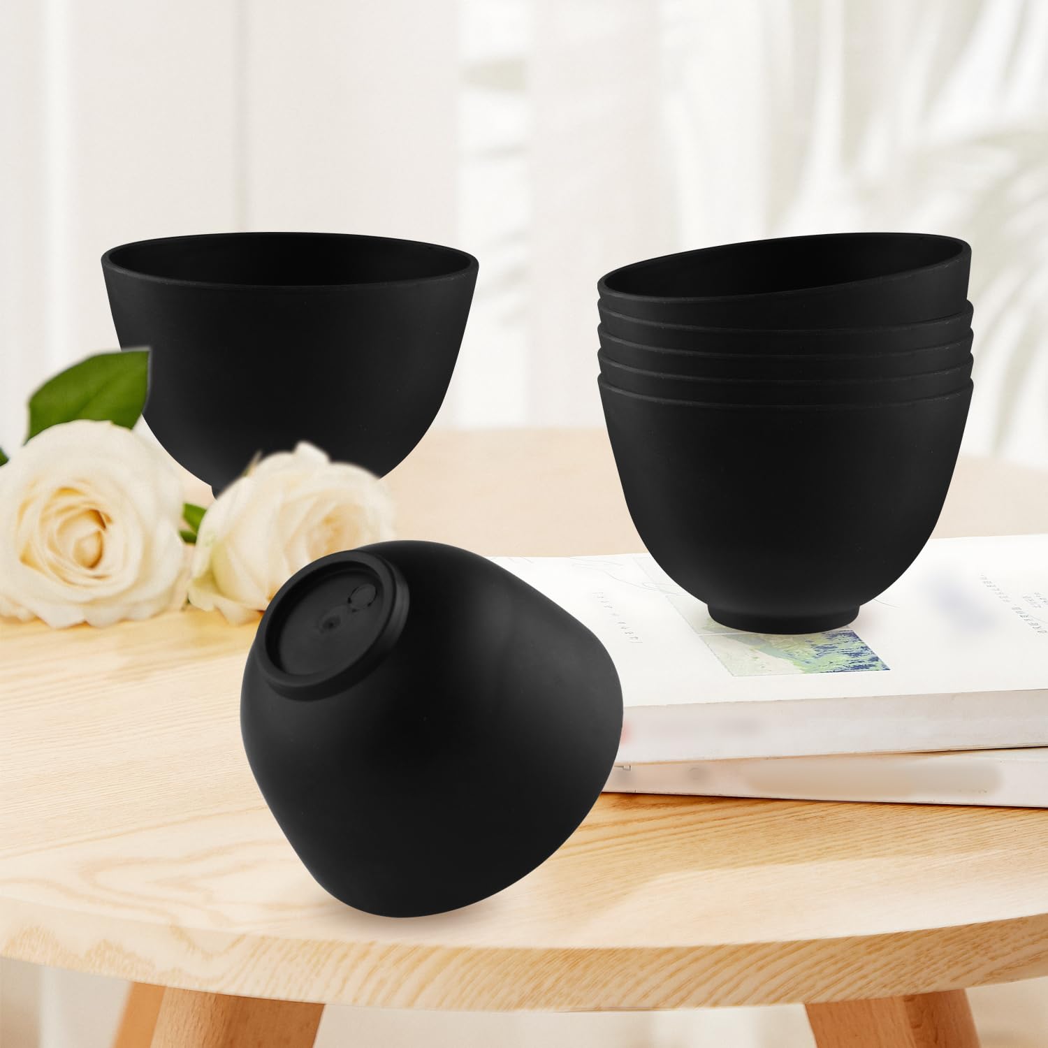 Cositina bowl next to a ruler showing 10x6.8cm size for portion control