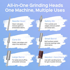 COSLUS arranged drill bits illustrating variety and task-ready convenience