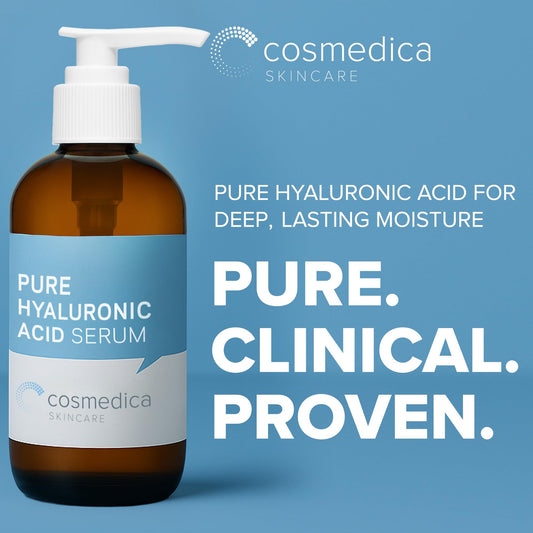 Cosmedica Skincare dropper dispensing serum for precise application