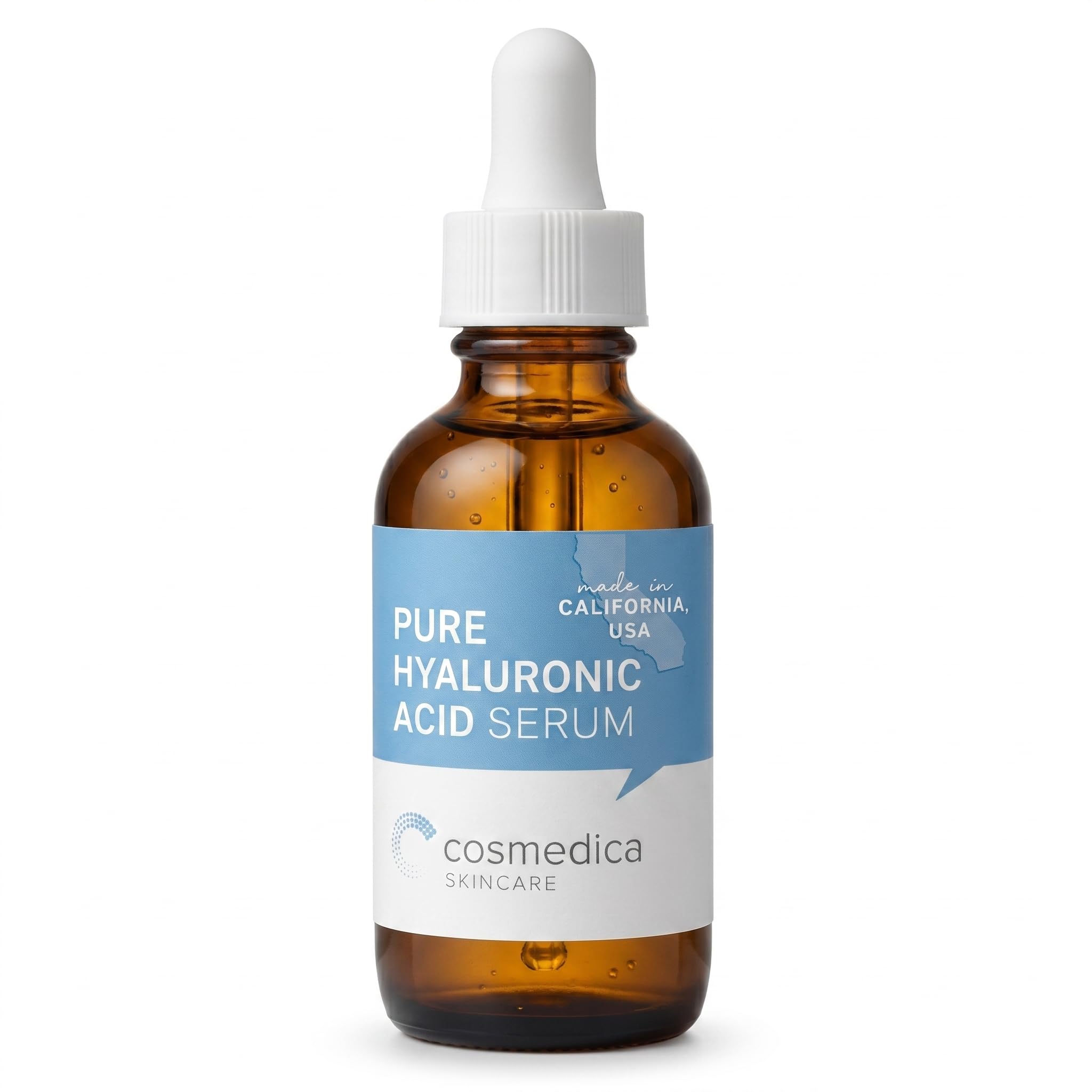Cosmedica Skincare front bottle highlighting clean packaging and hydration benefits