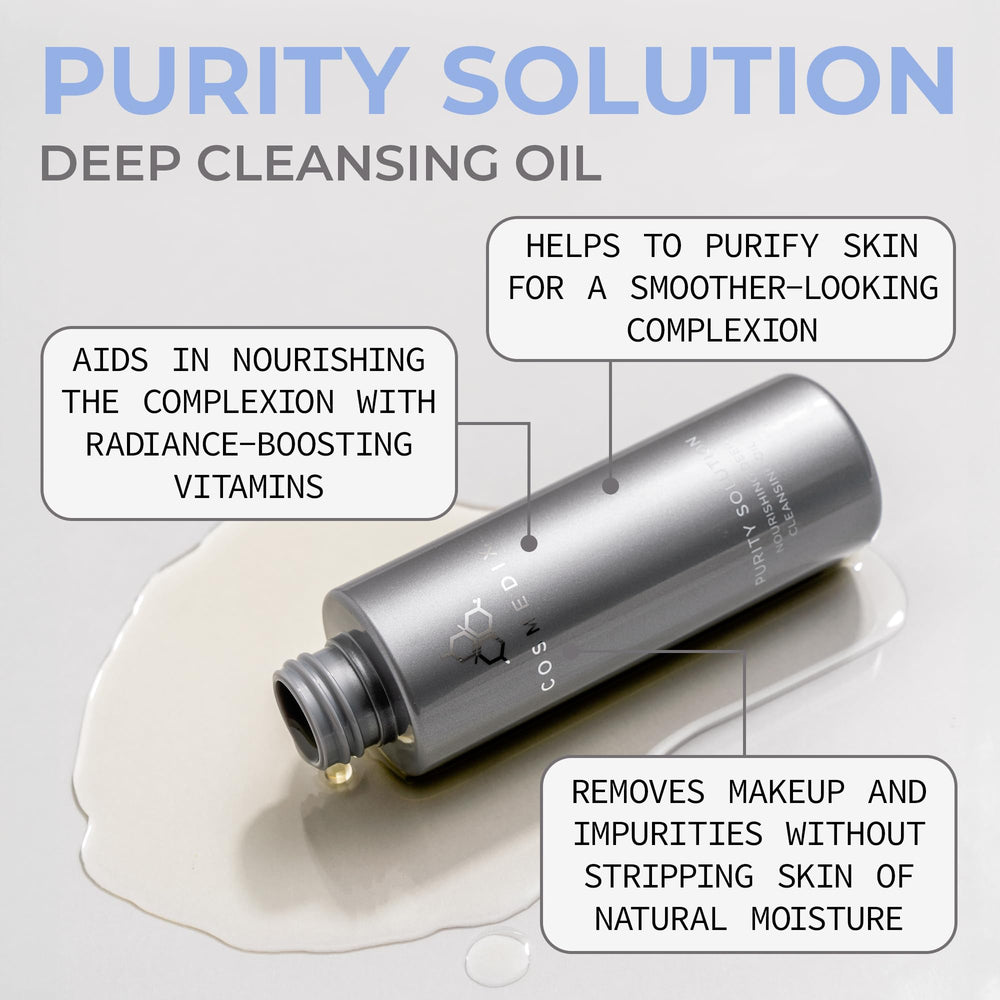 COSMEDIX pump dispenser close-up for easy controlled product dispensing