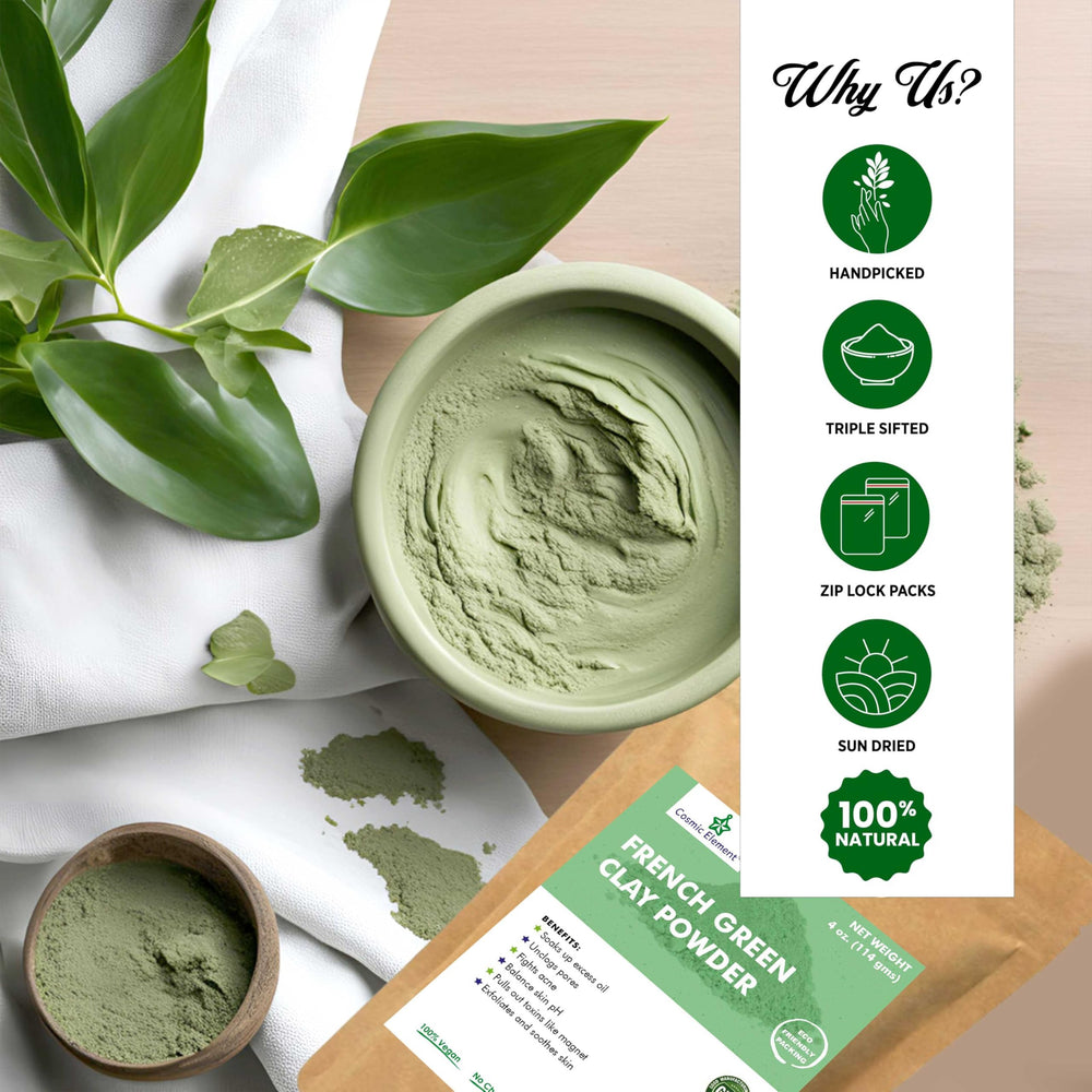 Cosmic Element clay added to bath illustrating relaxing detox soak