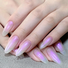 COSMOO gloss comparison showing high-shine finish benefit