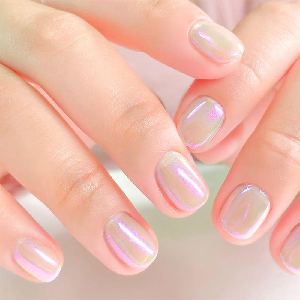 COSMOO painted nails lifestyle photo showing elegant everyday wear