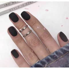 COSMOO lifestyle manicured hands wearing matte polish showing stylish finished look benefit