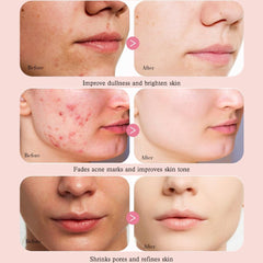 COSMOO serum texture closeup showing lightweight absorbent consistency