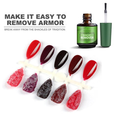 COSMOO lifted gel polish detail showing fast 3–5 minute removal benefit