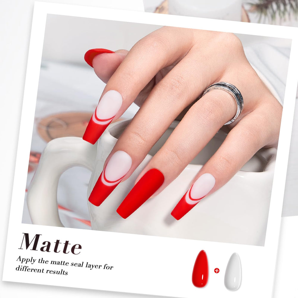 COSMOO on model hand showing vibrant red finish and confidence