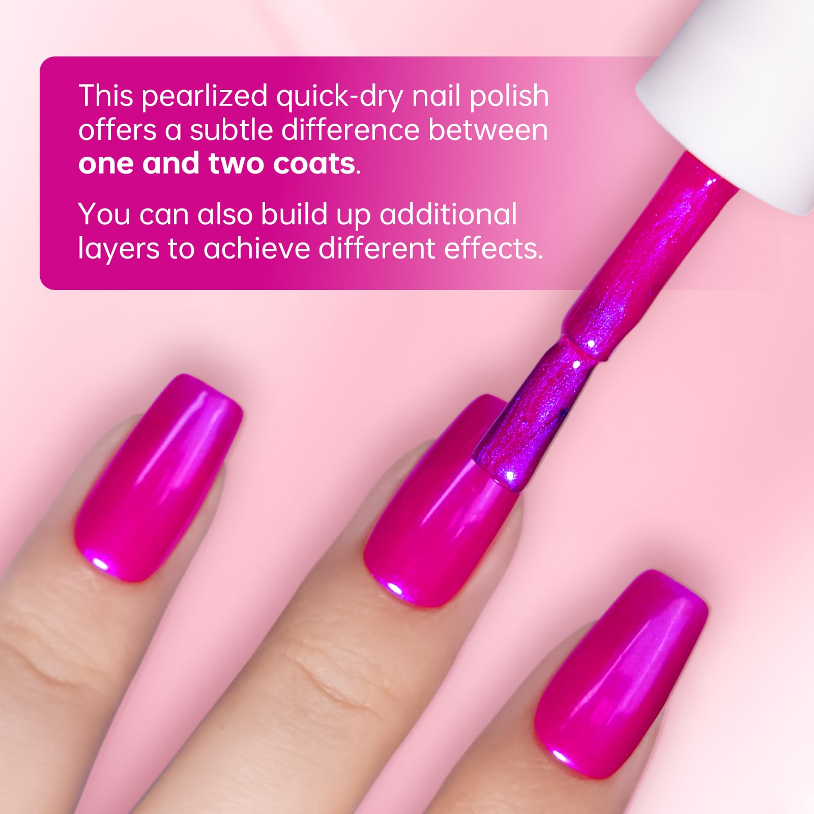 COSMOO bottle side label showing 12ml size and ingredient clarity benefit