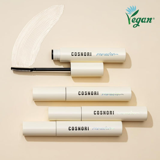 COSNORI gel texture closeup showing smooth oil‑gel consistency for effortless mascara breakdown