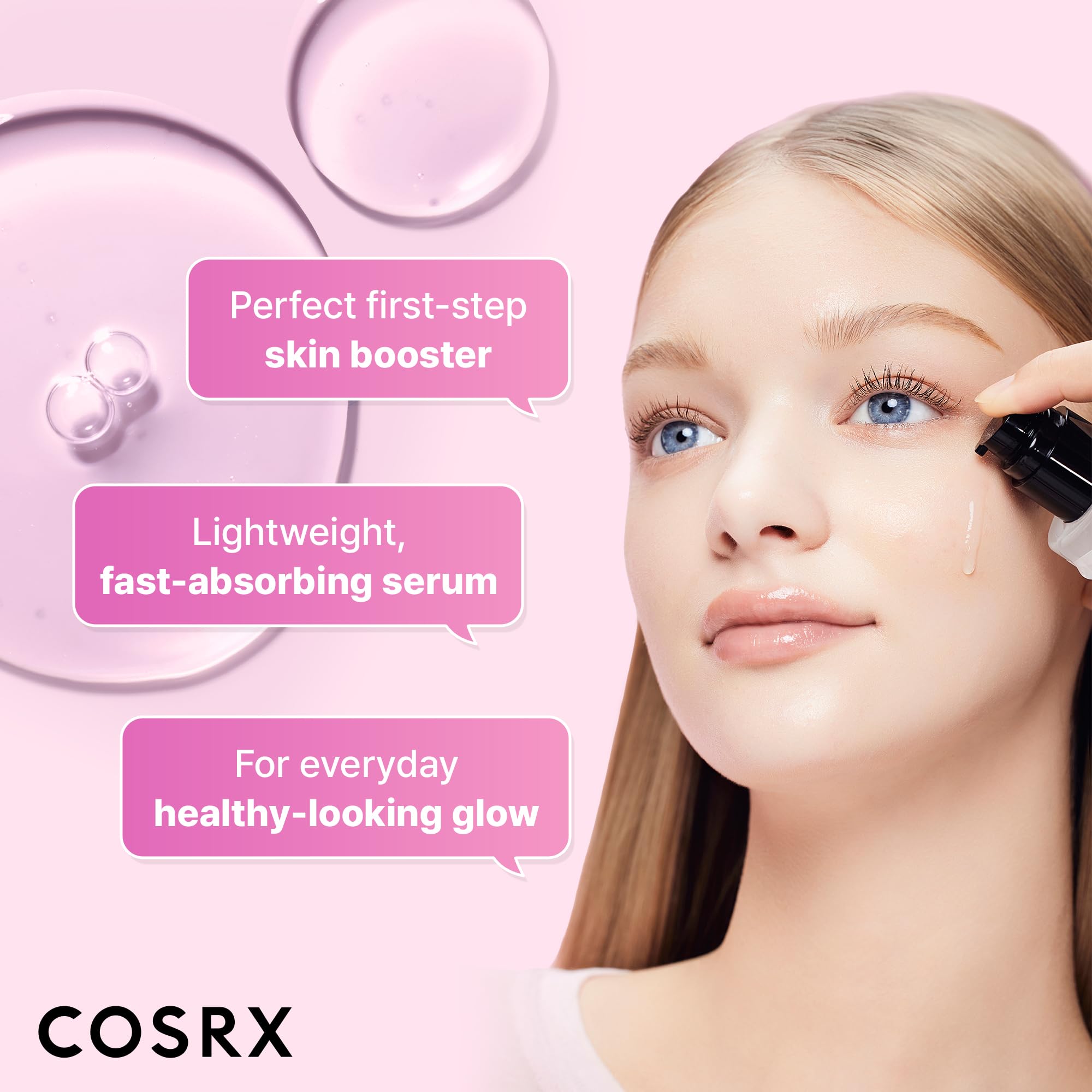 COSRX ingredient label close-up highlighting peptide list for informed ingredient transparency