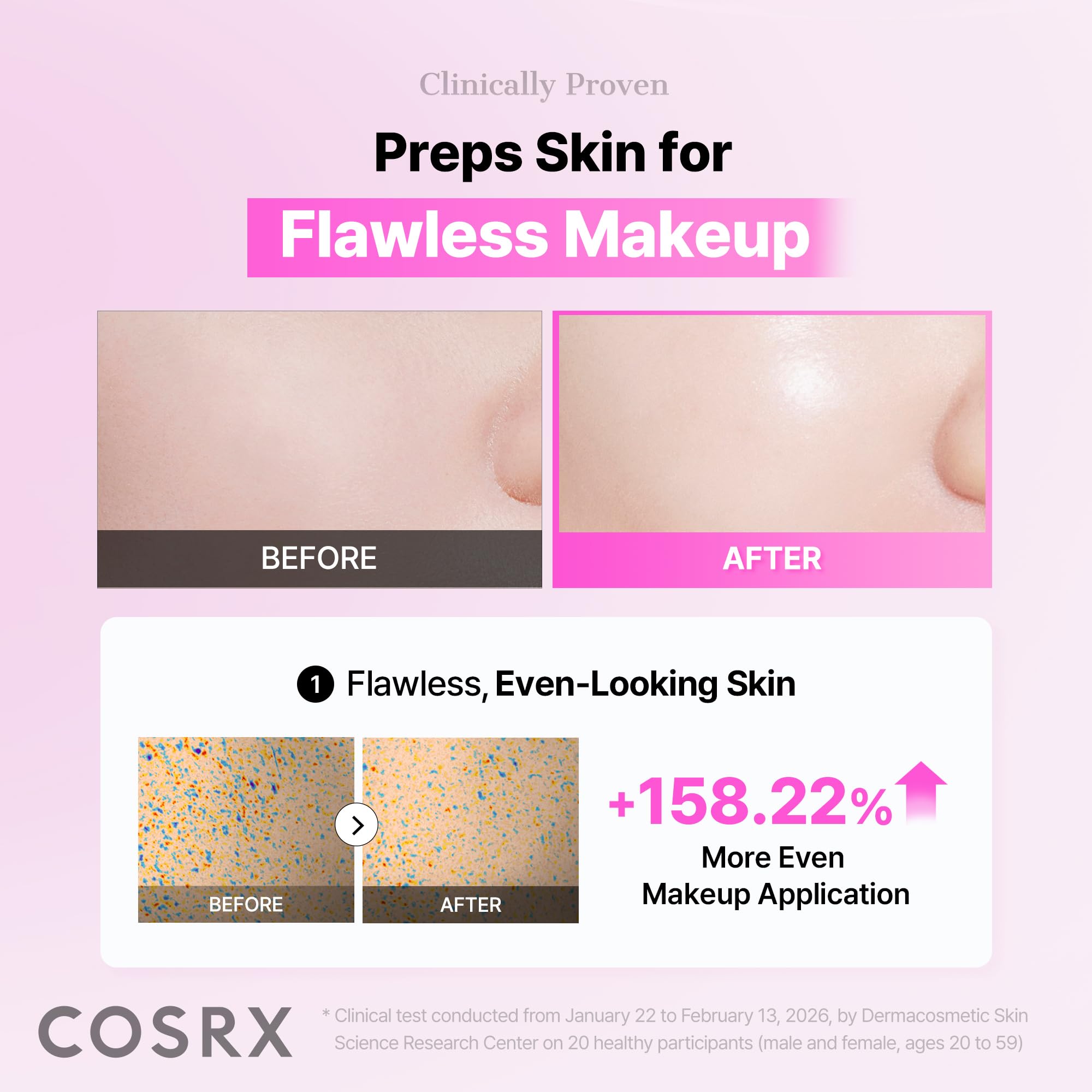 COSRX serum texture close-up showing lightweight, fast-absorbing formula for smooth layering