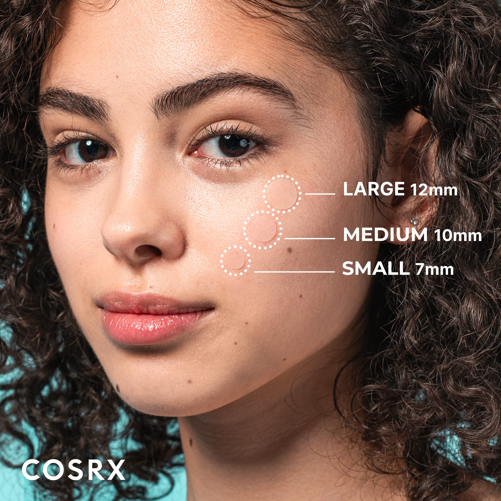 COSRX close-up of hydrocolloid texture showing absorbent surface