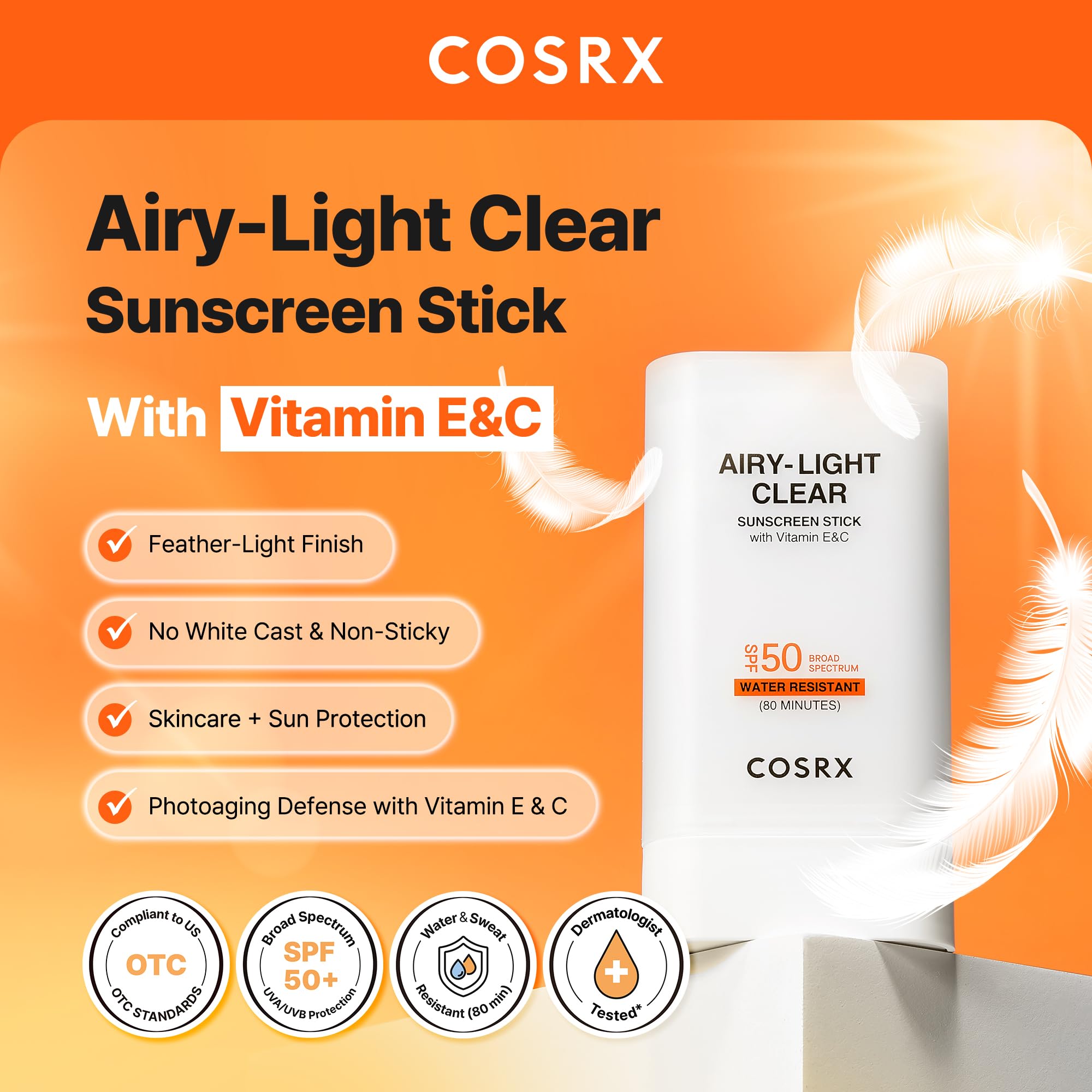 COSRX duo inside a beach bag ready for travel and outdoor use