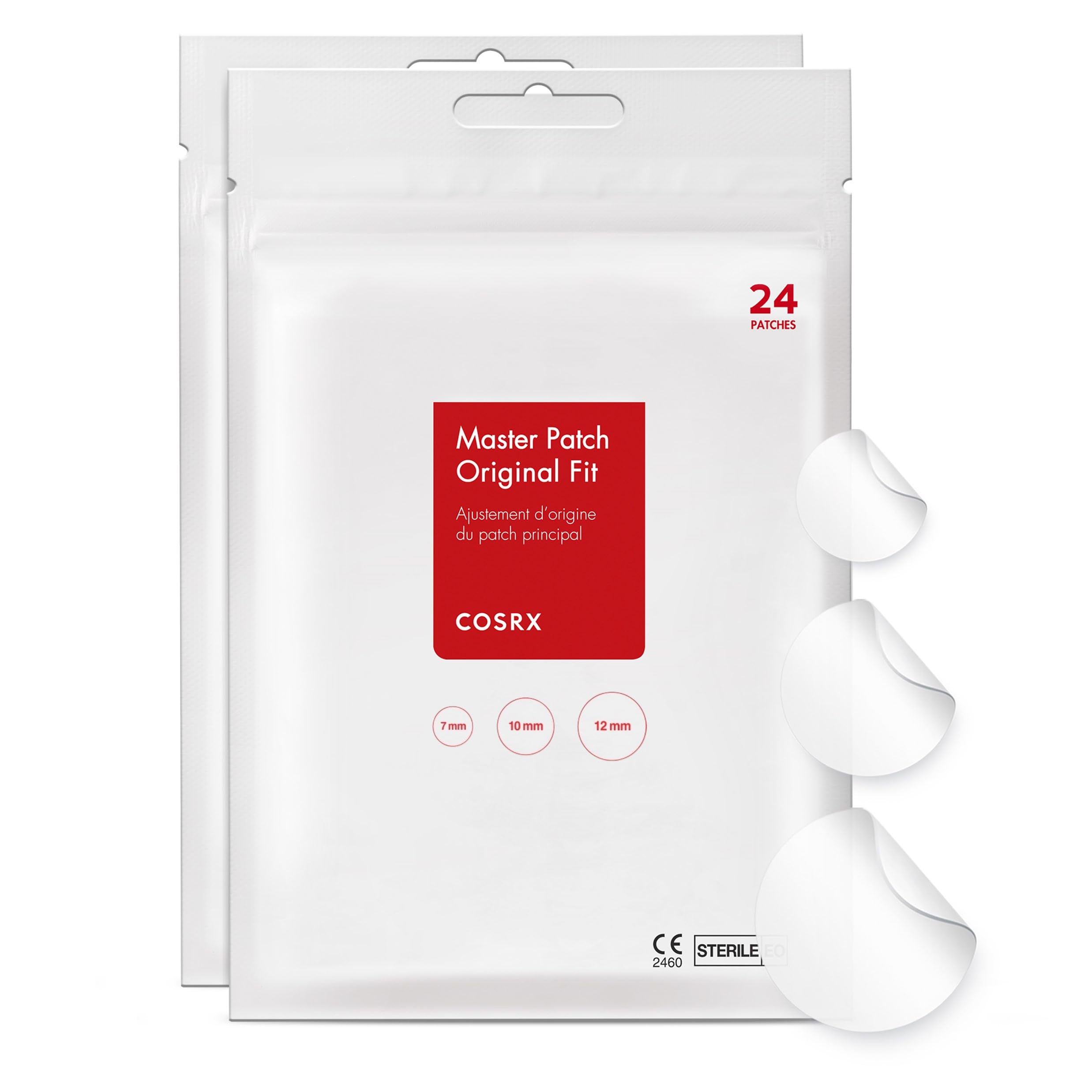 COSRX front packaging showing patch count and benefits for clear healing