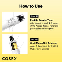 COSRX bottles in hand for scale showing travel‑friendly size benefit