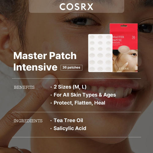 COSRX close-up of one oval Master Patch highlighting thin texture
