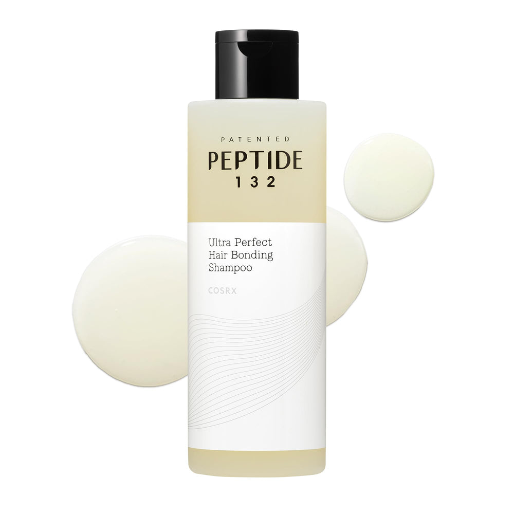 COSRX front bottle showcasing PEPTIDE-132 shampoo and volume benefit