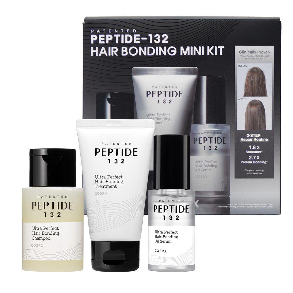 COSRX front packaging showing kit contents and travel-friendly design benefit