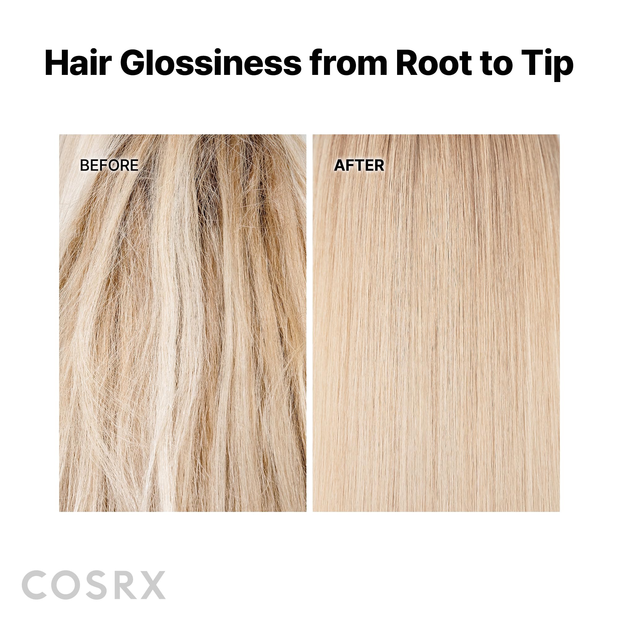 COSRX peptide 132 tube paired with matching shampoo, showing routine synergy