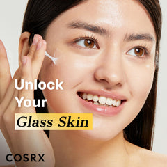 COSRX ingredient label closeup emphasizing snail mucin percentage