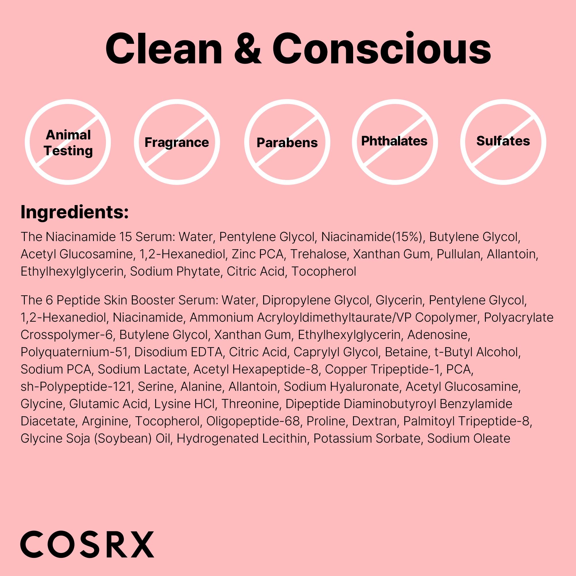 COSRX texture swatch on skin showing lightweight finish and non-greasy absorption benefit