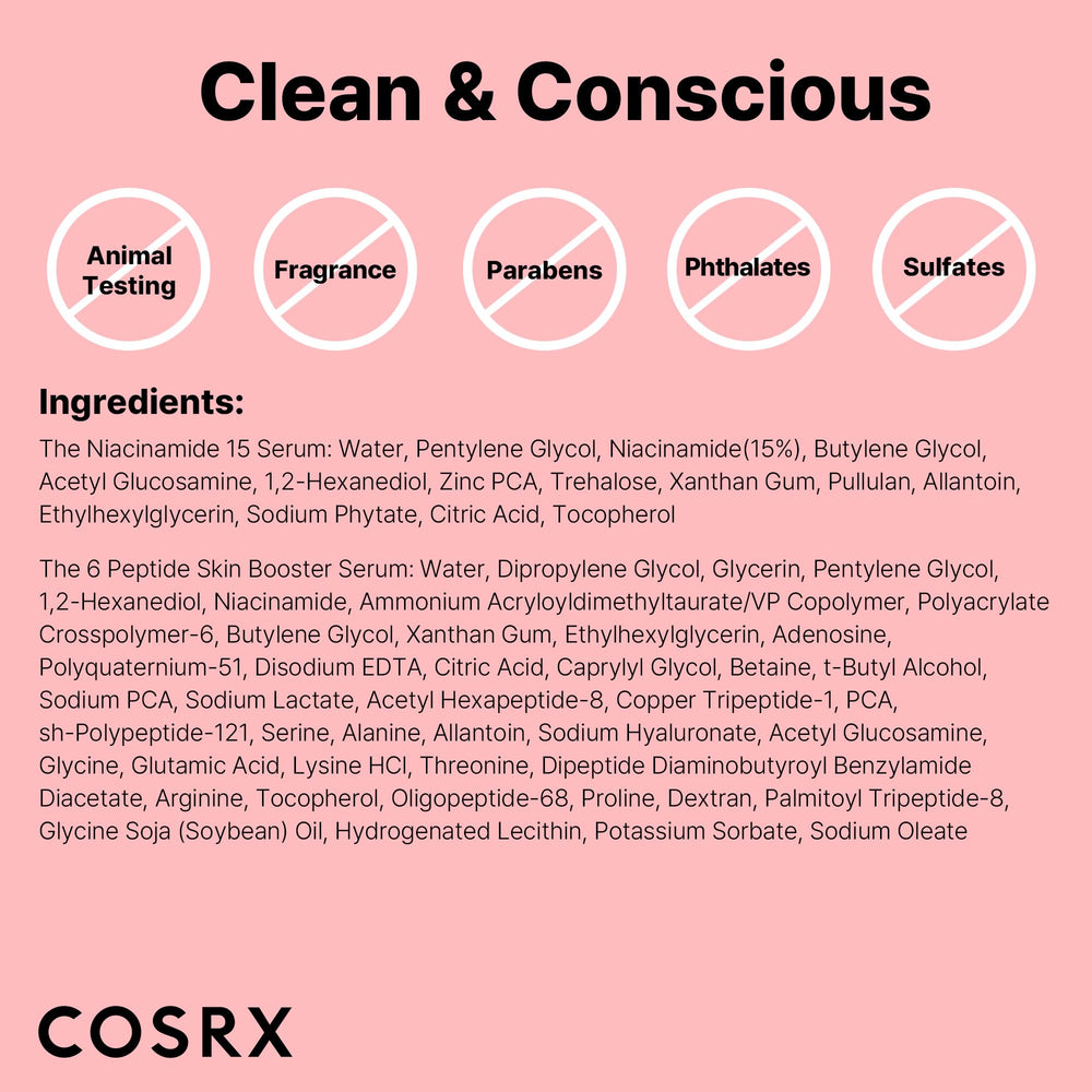 COSRX texture swatch on skin showing lightweight finish and non-greasy absorption benefit