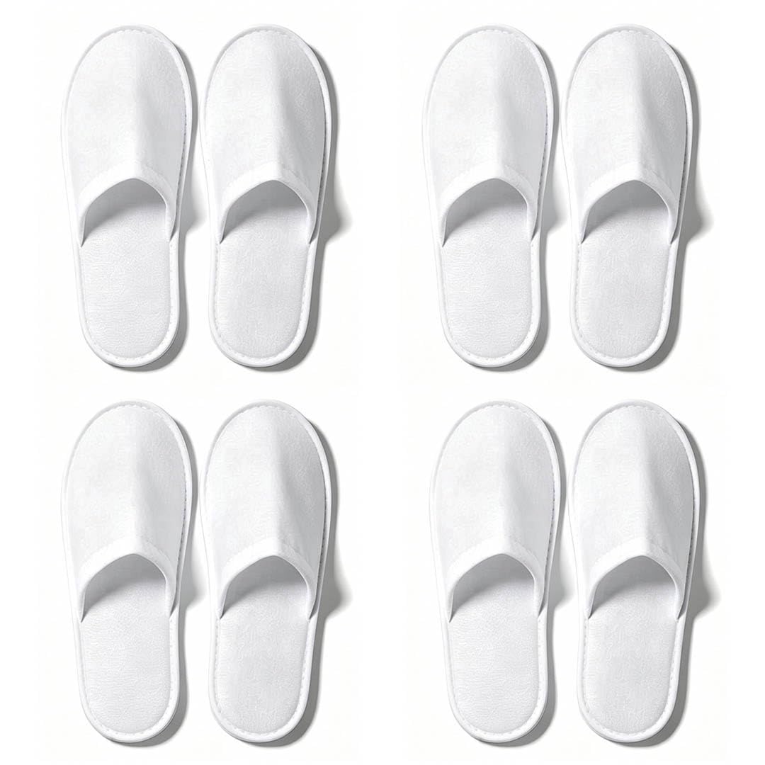 COTELEEC front packaging showing four white slipper pairs and brand clarity for quick selection