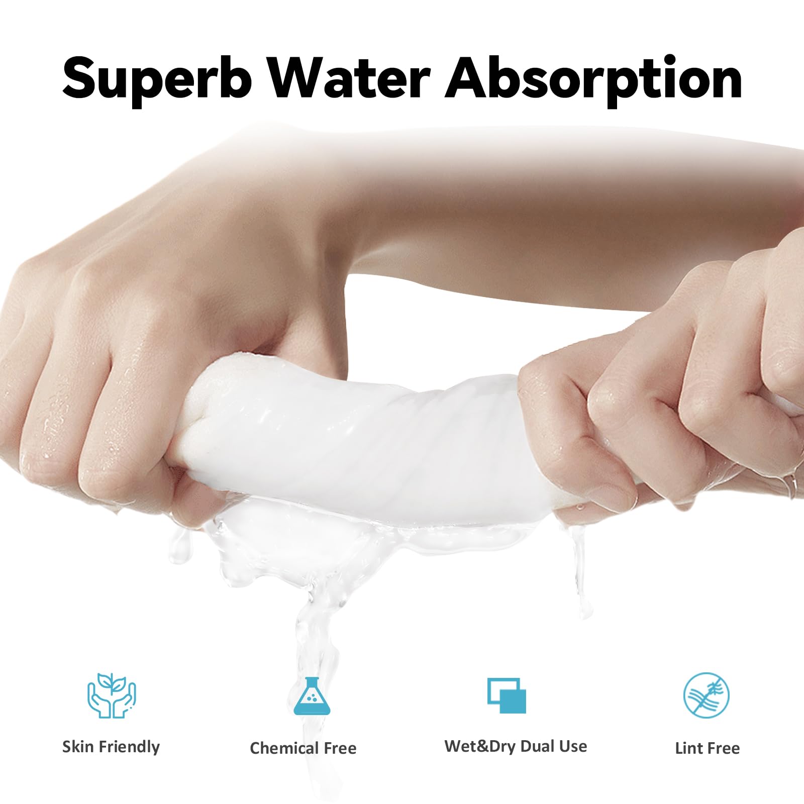 Cottonessence fabric texture close detail showing viscose softness and absorbency