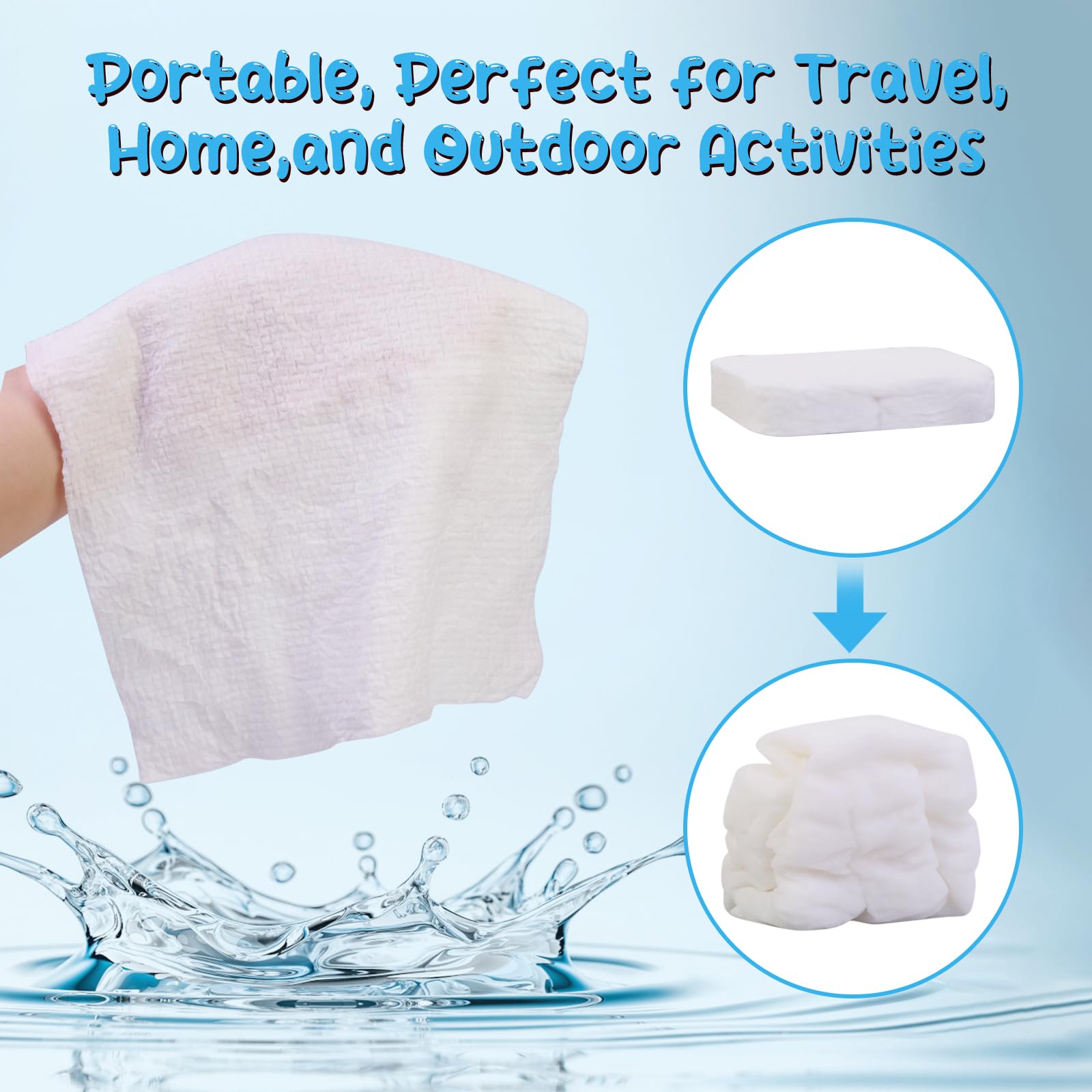 Cottonessence packed in a purse pocket demonstrating portability and space saving